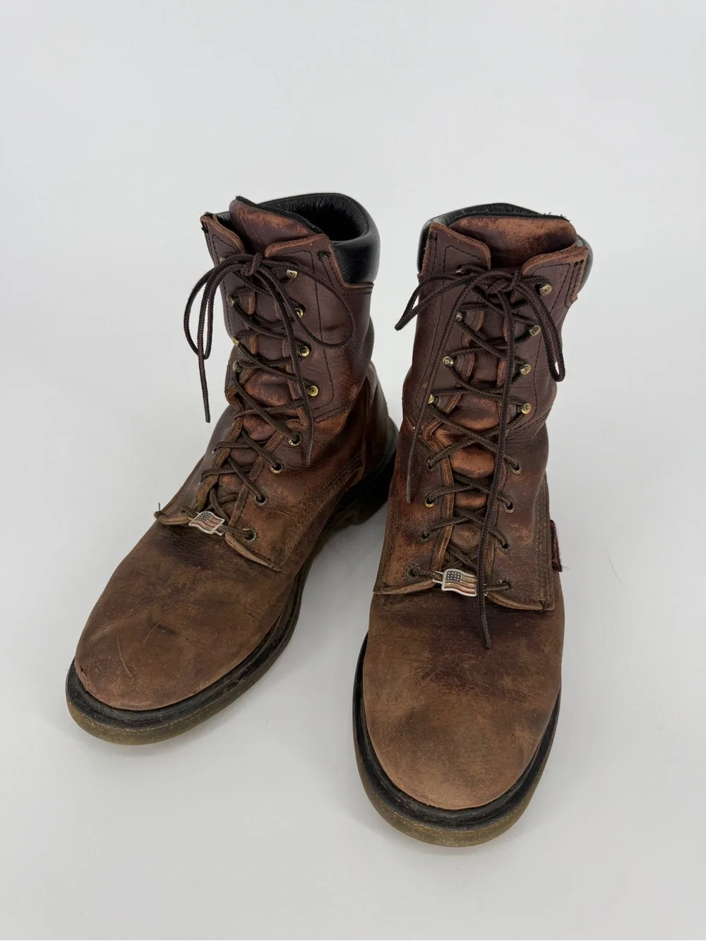 Red Wing Shoes Lace Up Work Boots Size 10